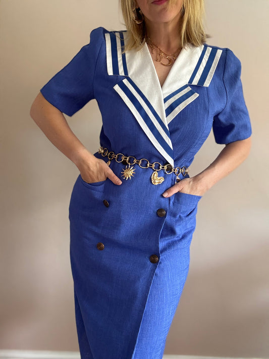Vintage nautical dress