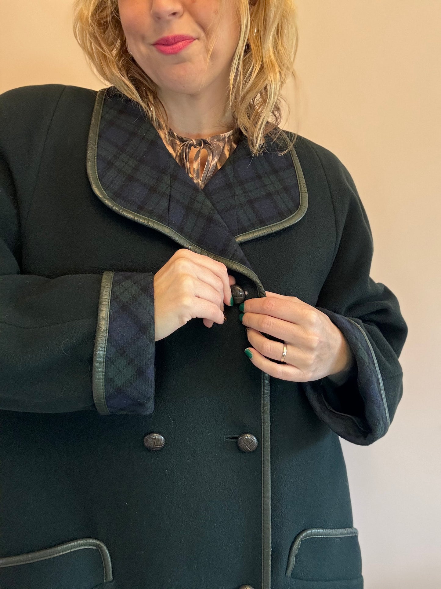 Vintage wool blend coat