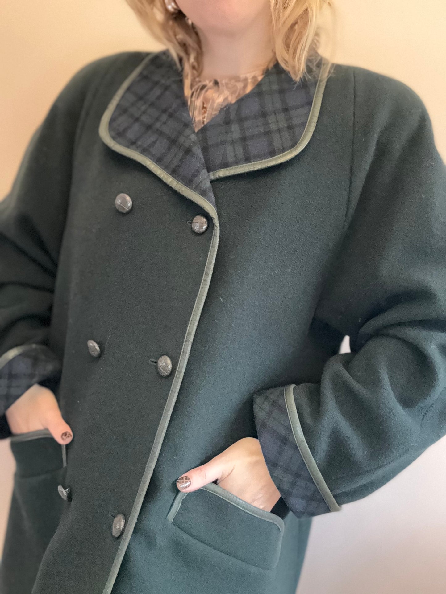 Vintage wool blend coat