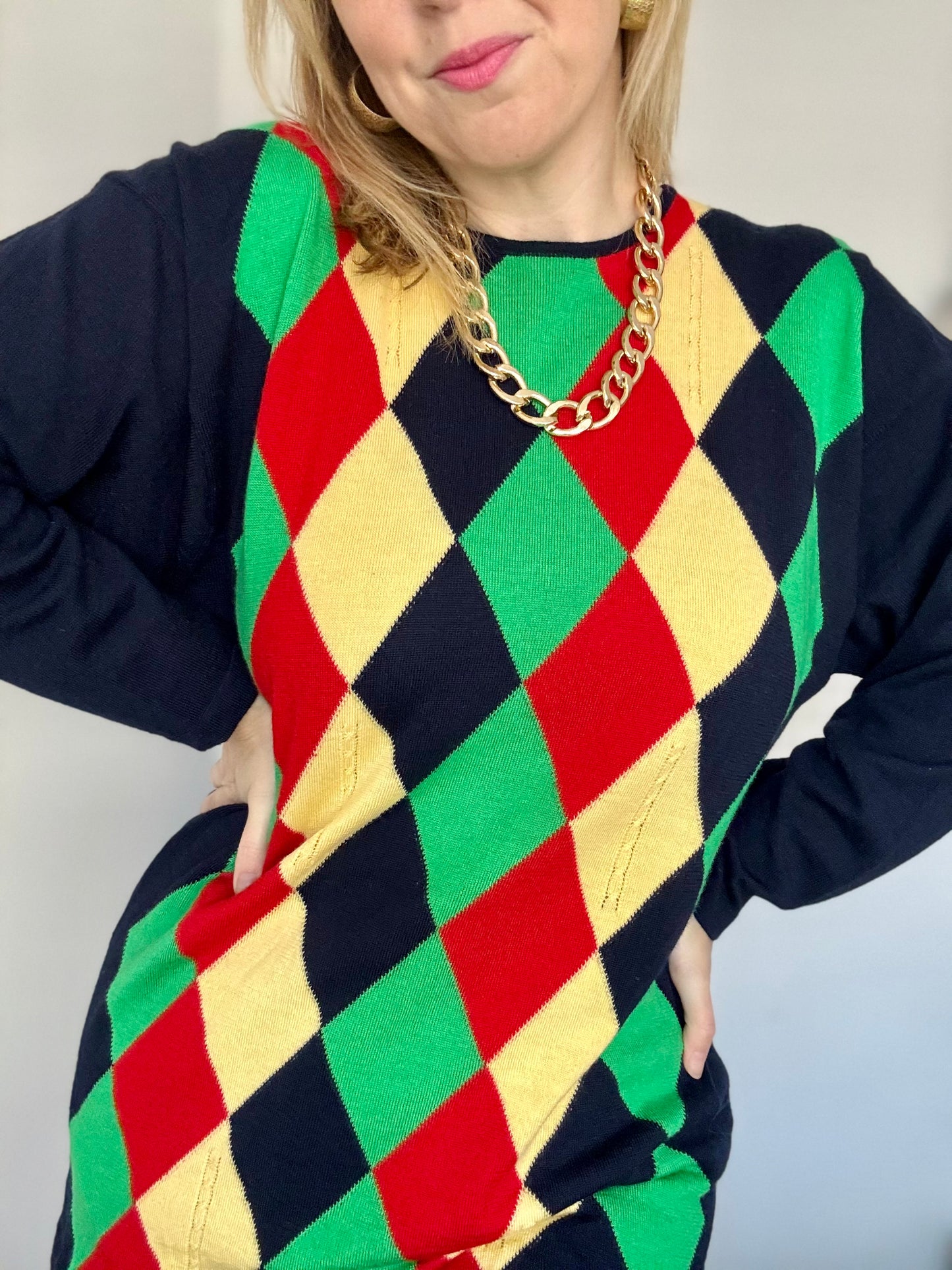 Vintage pure new wool jumper