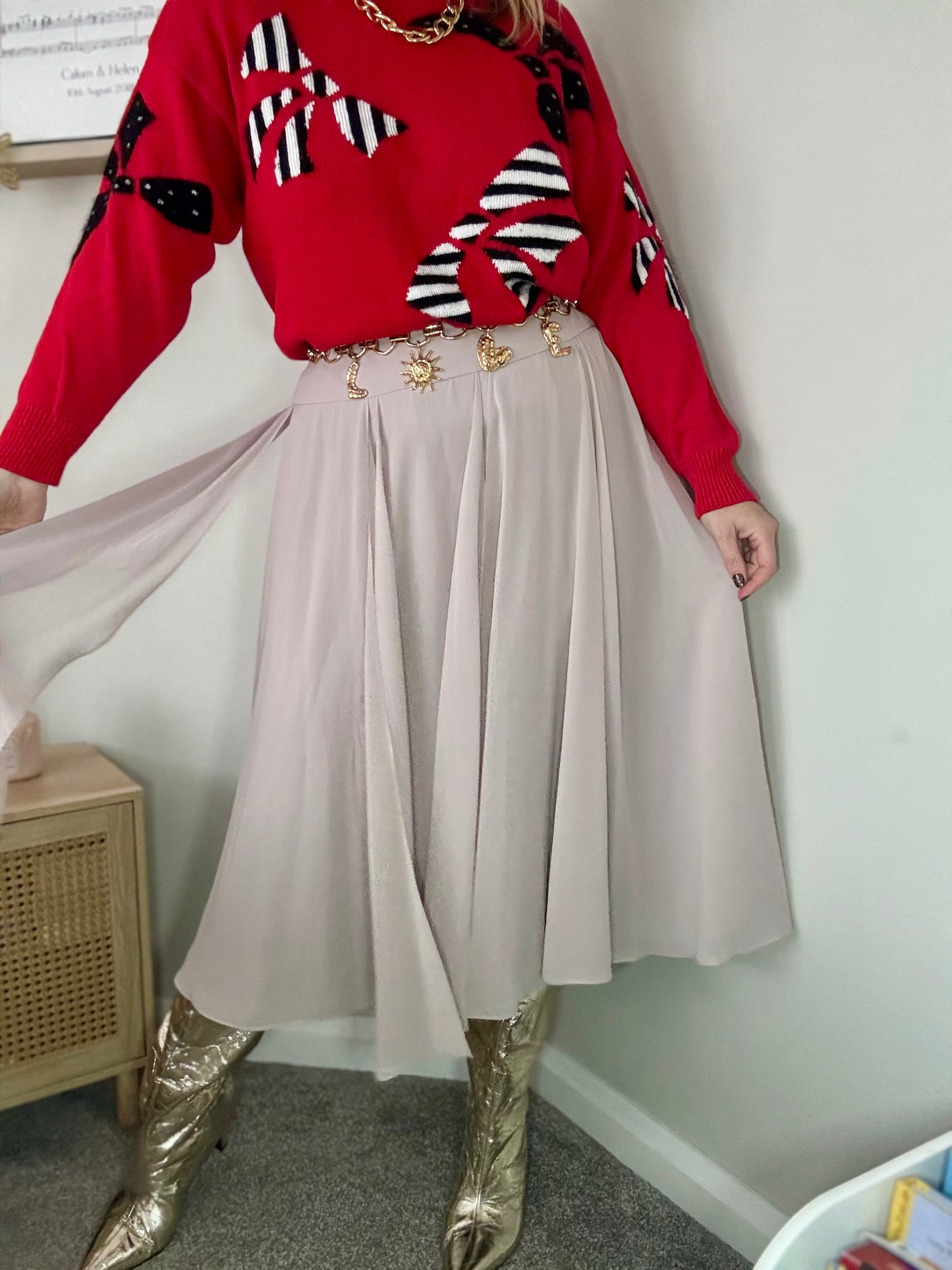 Vintage ‘panel’ skirt