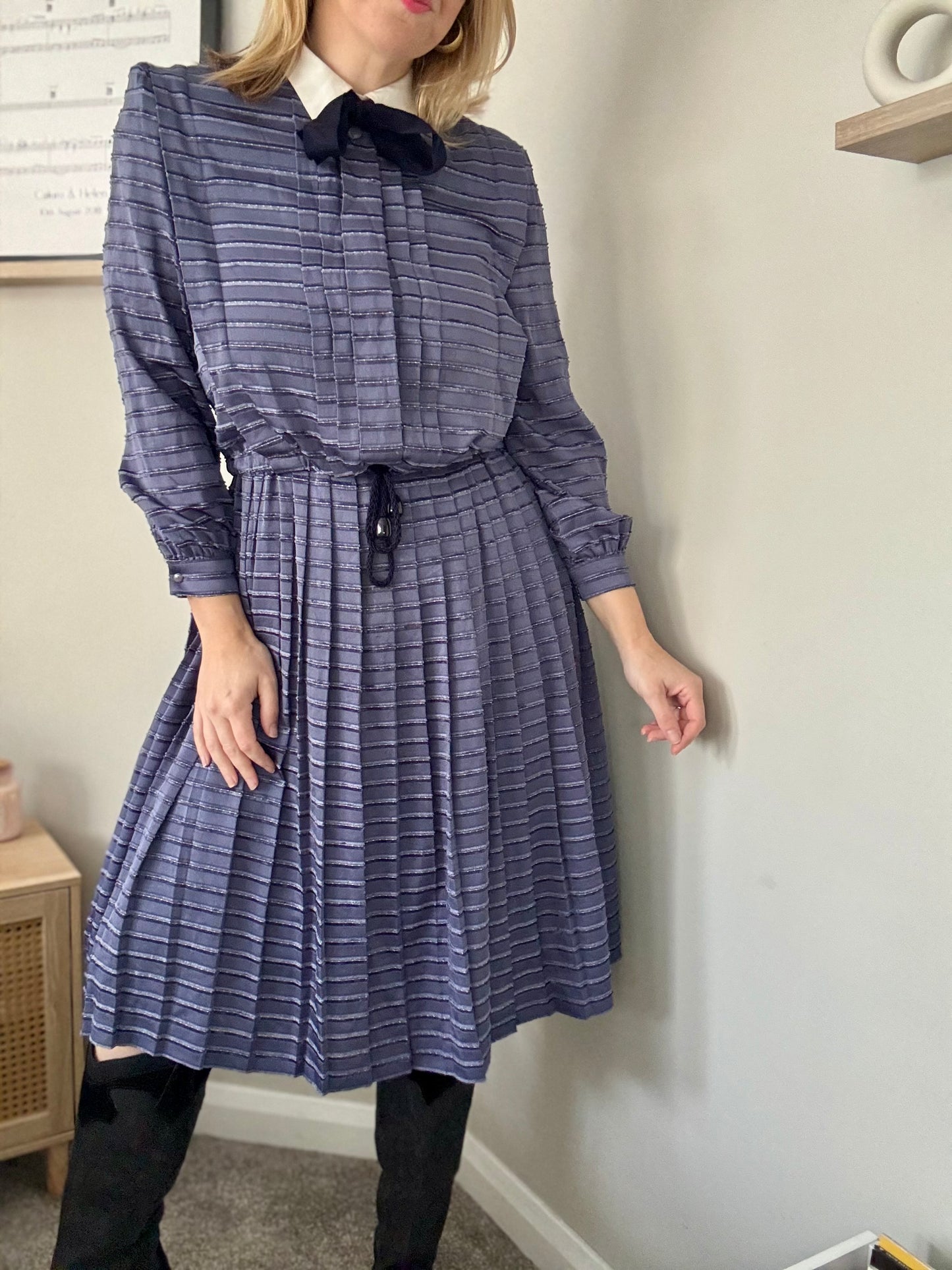 Vintage textured dress