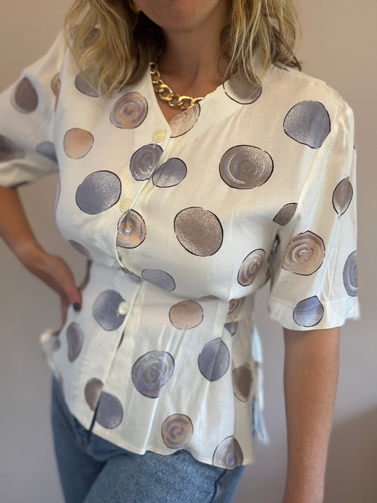Vintage ‘spot’ blouse