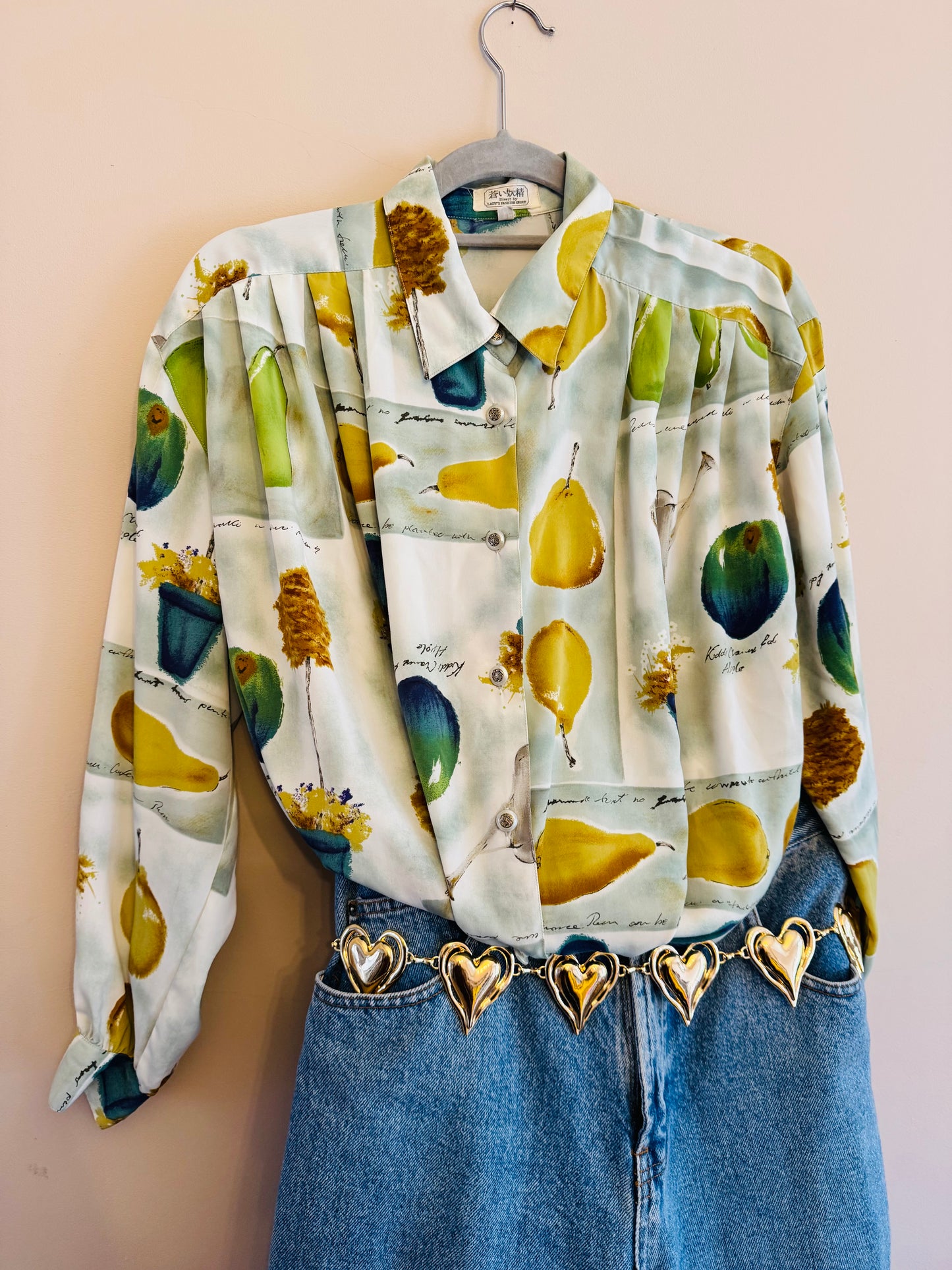 Vintage ‘garden’ blouse