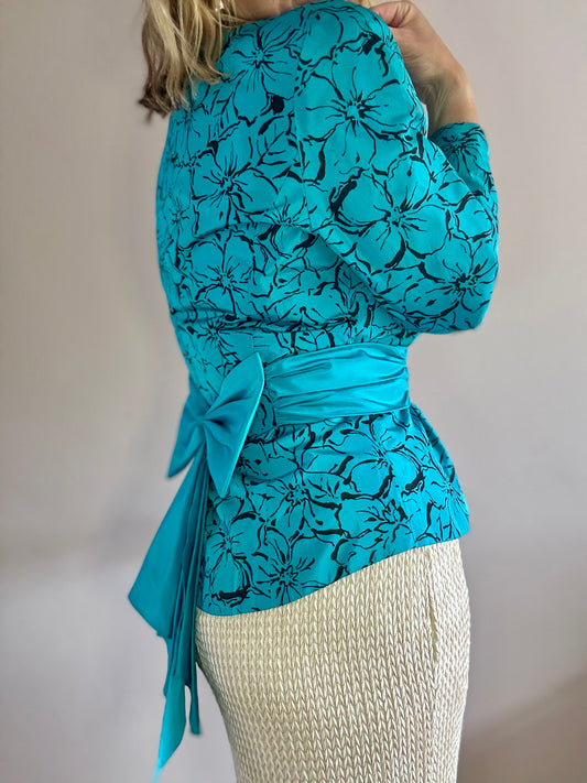 Vintage ‘1980s statement bow’ jacket