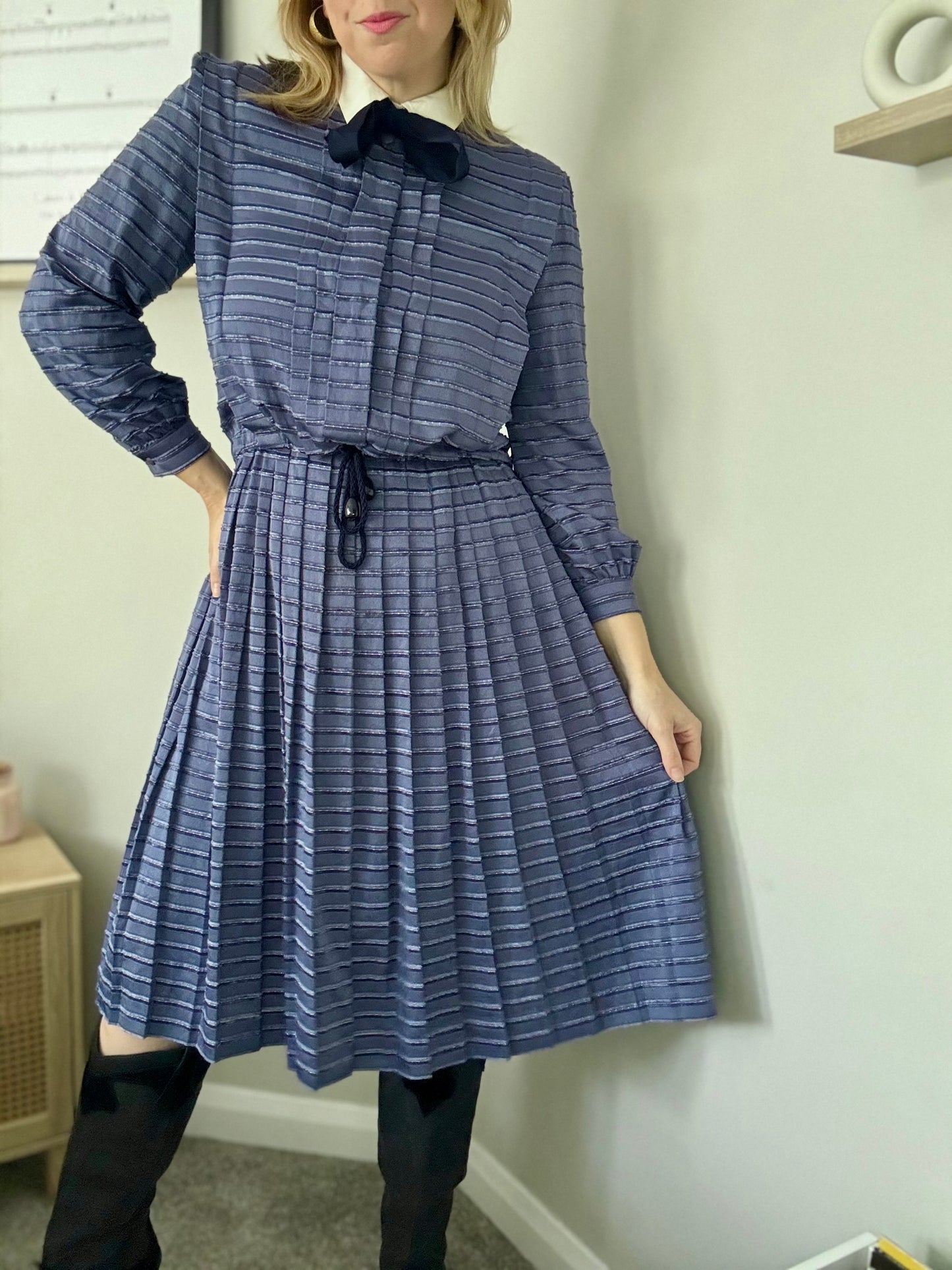 Vintage textured dress