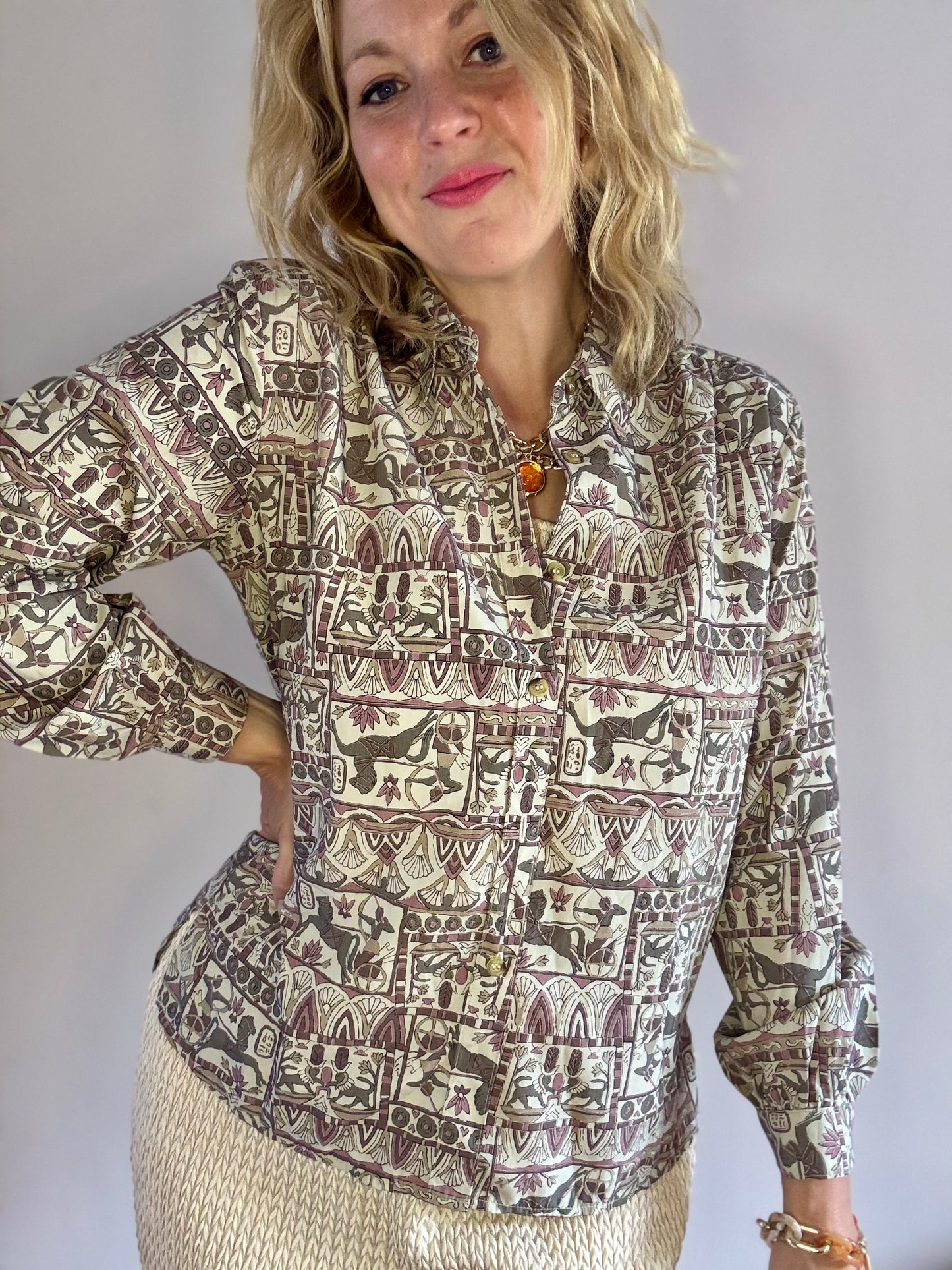 Vintage ‘Missoni-style’ blouse