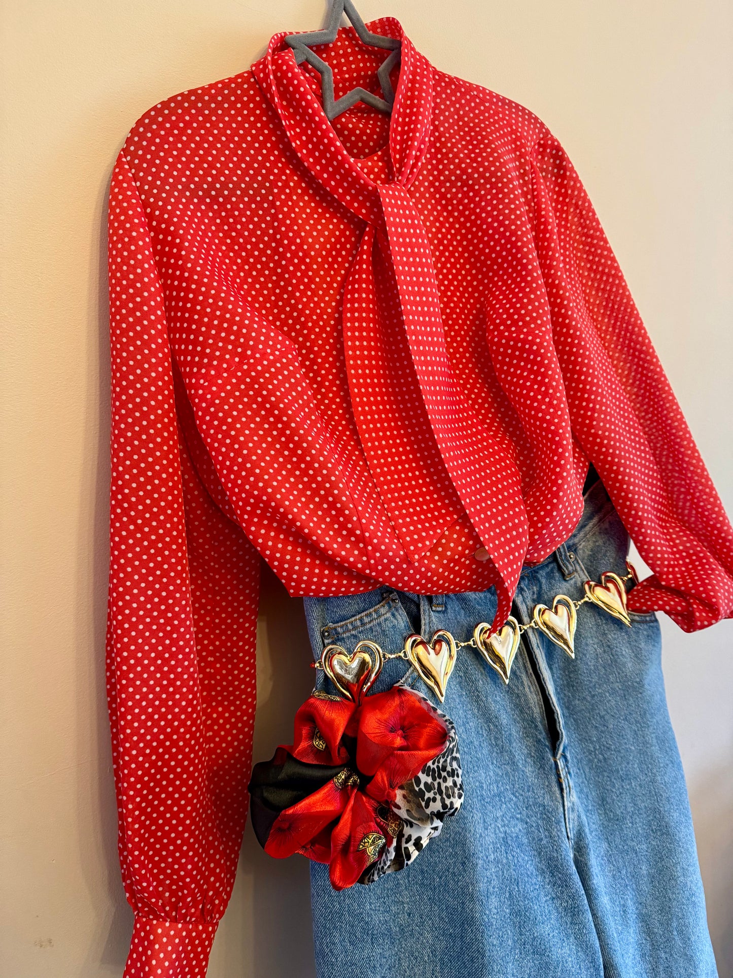 Vintage ‘polka’ blouse