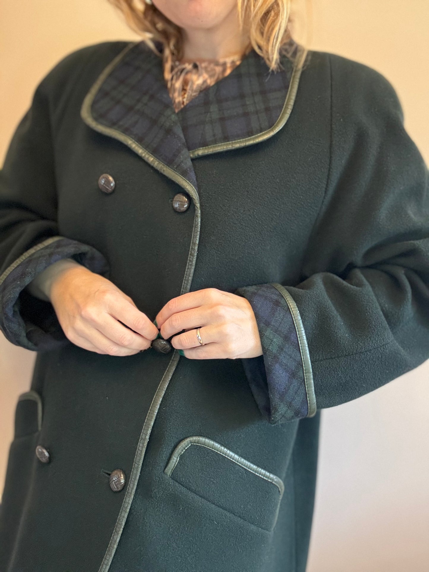 Vintage wool blend coat