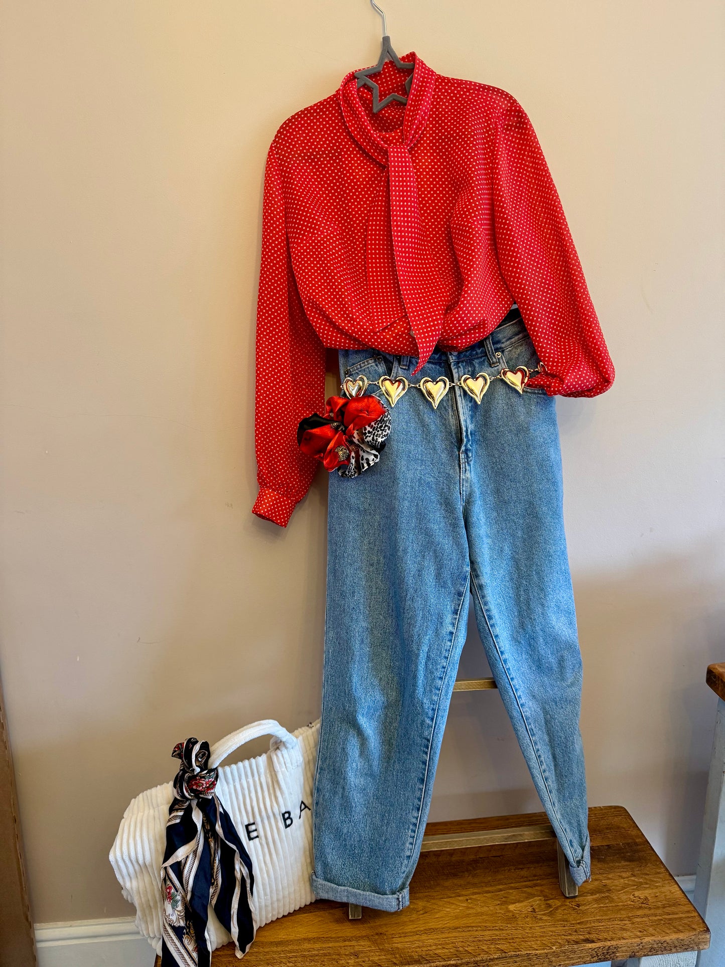 Vintage ‘polka’ blouse