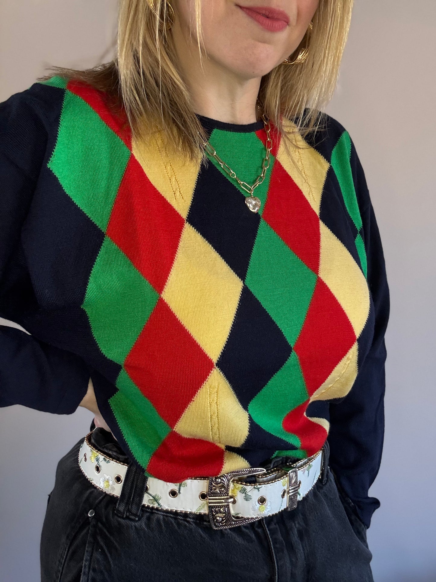 Vintage Pure New Wool Jumper